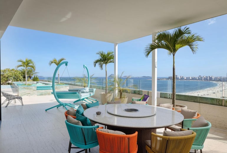 Cobertura à beira-mar em Copacabana