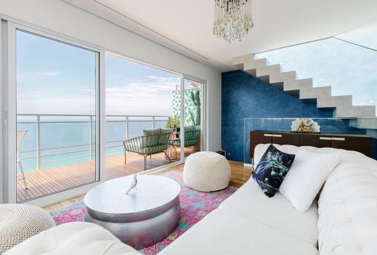 Cobertura triplex com vista para o mar em Ipanema